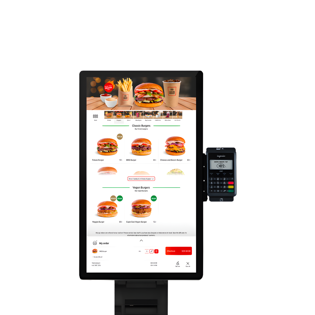 POWR POS self-ordering kiosk